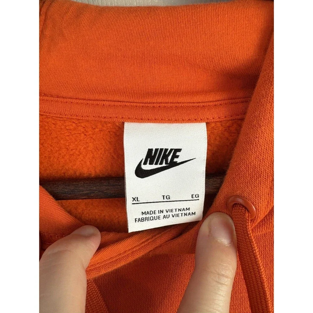 Nike Clemson Hoodie Mens Size XL Orange Purple Tiger Paw College Football